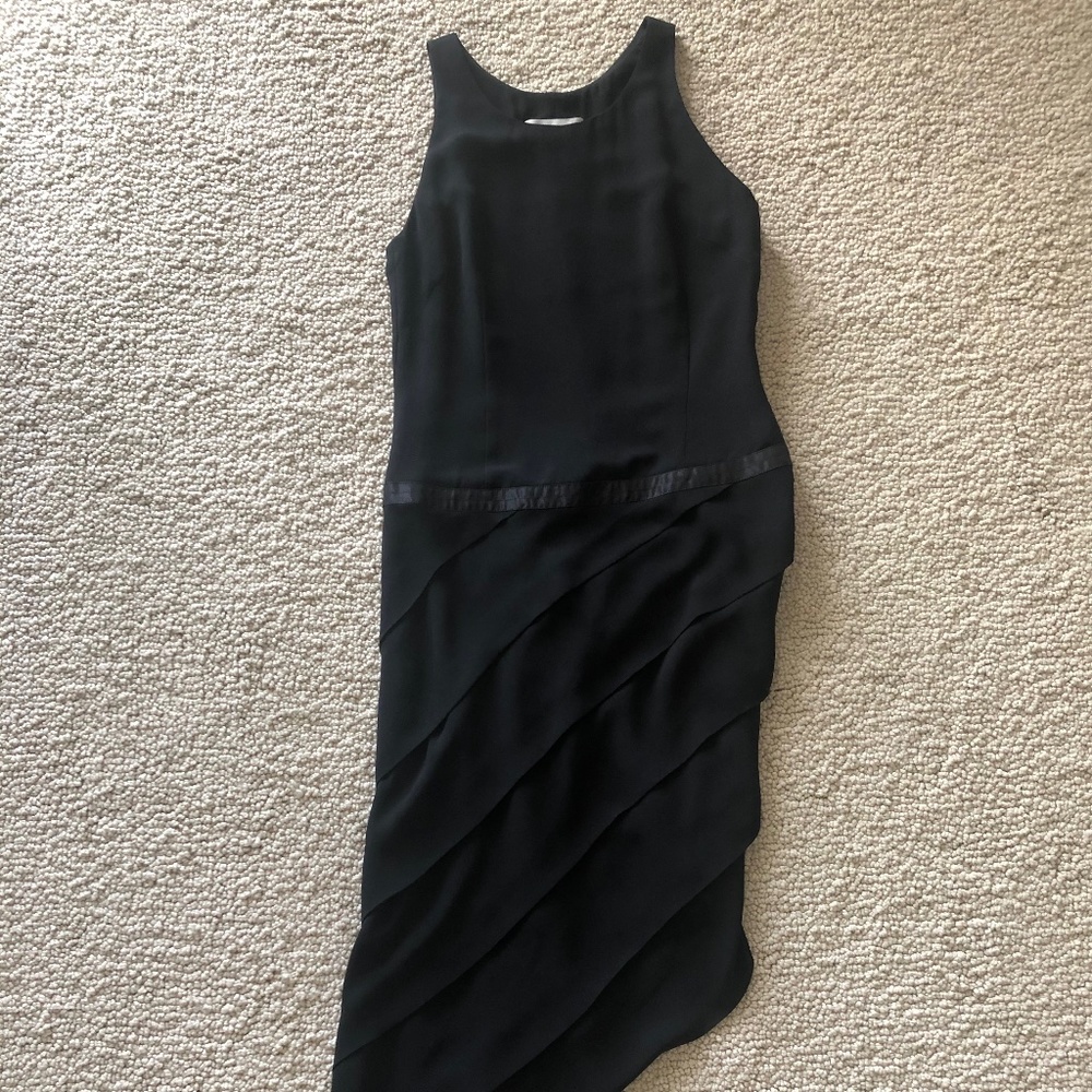 Rene Lezard Black Cocktail Dress